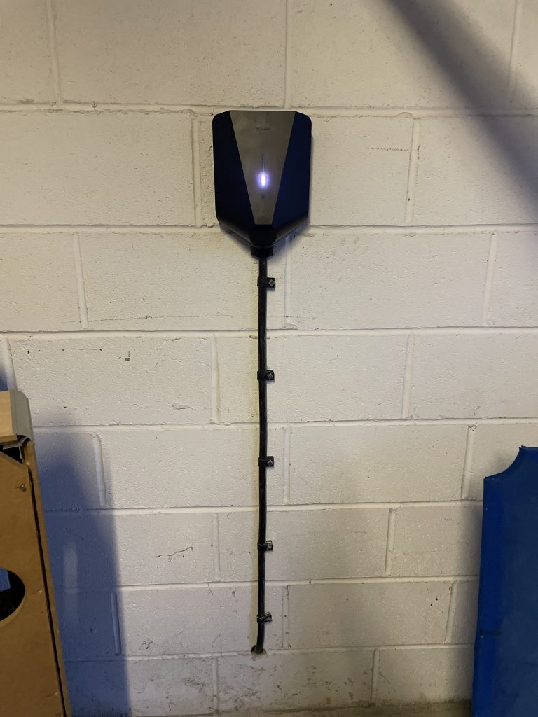 Modern Lighting and Electrical Installation of EV charger